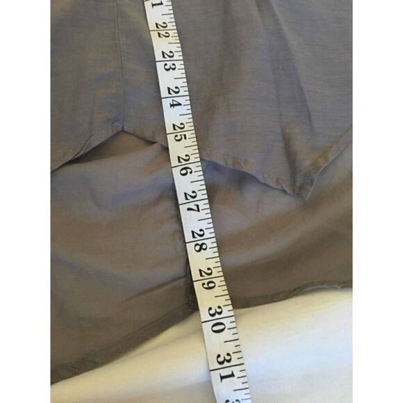 American Eagle Outfitters Womens Top Sz Small Halter V-Neck Sequin Sheer Gray - Picture 11 of 12